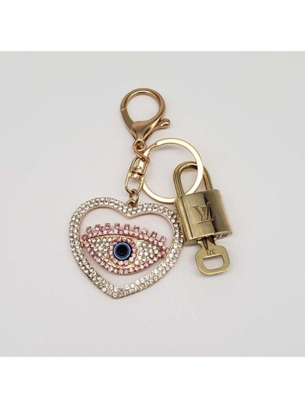 Authentic LV Gold Padlock 🔒Unbranded Keychain Charm for Louis Vuitton Bags